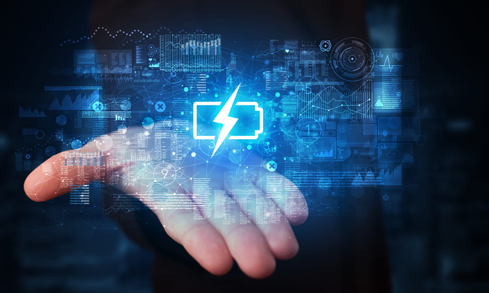 person holding a battery on power management ic / intergrated circuits page 